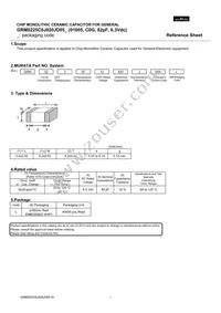 GRM0225C0J820JD05L Datasheet Cover