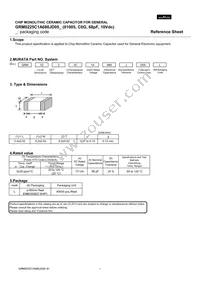 GRM0225C1A680JD05L Datasheet Cover