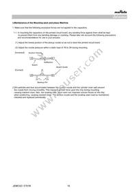 GRM0225C1C180JD01D Datasheet Page 16