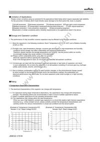 GRM0225C1C1R0CD05L Datasheet Page 12