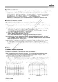 GRM0225C1E120GDAEL Datasheet Page 12