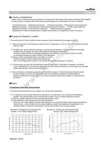 GRM0225C1E150GDAEL Datasheet Page 12