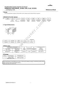 GRM0225C1E5R1WDAEL Datasheet Cover