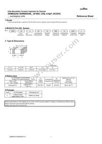 GRM0225C1E6R6DDAEL Datasheet Cover