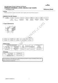 GRM0225C1ER30BA03L Datasheet Cover