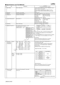 GRM022R60J104KE15L Datasheet Page 2