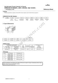 GRM0335C1E100GA01D Datasheet Cover