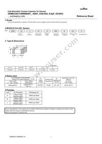 GRM0335C1H9R6BA01D Datasheet Cover