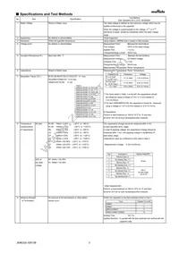 GRM033R60J105MEA2E Datasheet Page 2