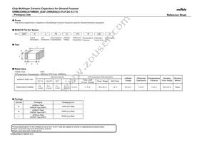 GRM033R60J474ME90J Datasheet Cover