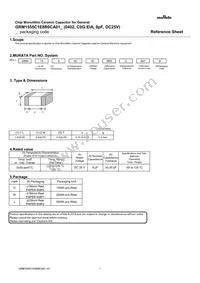 GRM1555C1E8R0CA01D Datasheet Cover