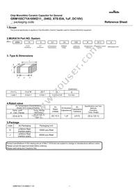 GRM155C71A105KE11D Datasheet Cover