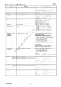 GRM155C80J105KE15D Datasheet Page 2