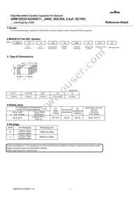 GRM155C81A225KE11J Datasheet Cover