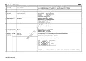 GRM155R61A105ME15J Datasheet Page 2