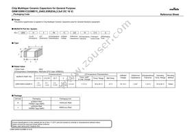 GRM155R61C225ME15D Datasheet Cover