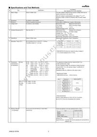 GRM155R61C474KE01D Datasheet Page 2