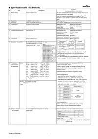 GRM155R71H393KE14J Datasheet Page 2