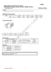 GRM15XR61A153KA86D Datasheet Cover