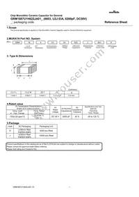 GRM1887U1H622JA01D Datasheet Cover