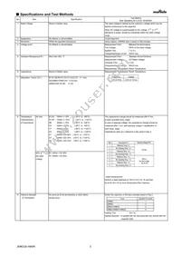 GRM188R61A475KE15D Datasheet Page 2