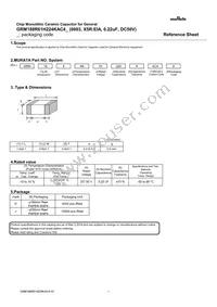 GRM188R61H224KAC4J Datasheet Cover