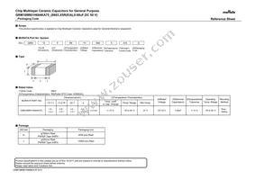 GRM188R61H684KA75D Datasheet Cover