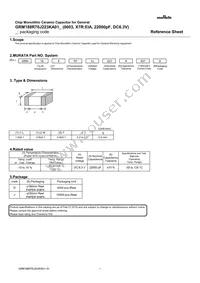 GRM188R70J223KA01D Datasheet Cover