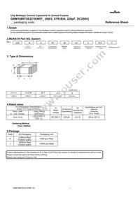 GRM188R72E221KW07D Datasheet Cover