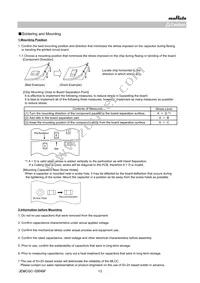 GRM21A5C2D120JW01D Datasheet Page 13