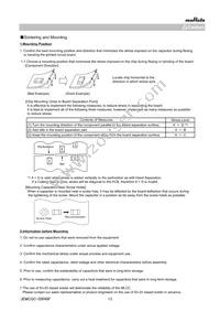 GRM21A5C2E151JW01D Datasheet Page 13