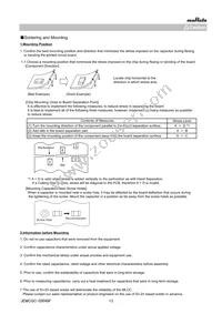 GRM21A7U2E152JW31D Datasheet Page 13