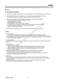 GRM21A7U2E681JW31D Datasheet Page 21