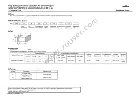 GRM21BE71C475KA12K Datasheet Cover