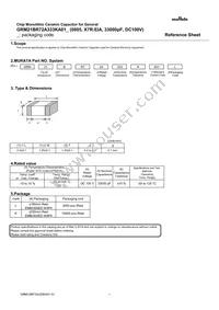 GRM21BR72A333KA01L Datasheet Cover