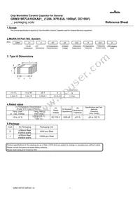 GRM319R72A102KA01D Datasheet Cover