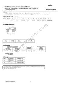 GRM31A7U2J820JW31D Datasheet Cover