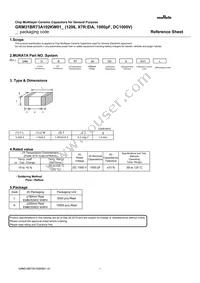 GRM31BR73A102KW01L Datasheet Cover