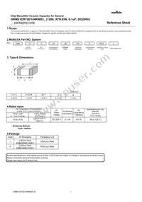 GRM31CR72D104KW03L Datasheet Cover