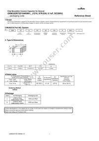 GRM32DR72D104KW01L Datasheet Cover