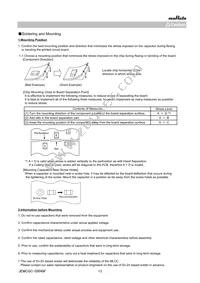 GRM42A5C3F100JW01L Datasheet Page 13