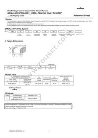 GRM42A5C3F330JW01L Datasheet Cover