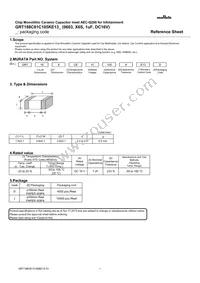 GRT188C81C105KE13D Datasheet Cover