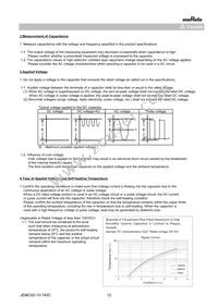 GRT188C81C105KE13D Datasheet Page 12