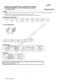 GRT32EC81A226ME13L Datasheet Cover