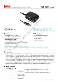 GS06U-0P1J Datasheet Cover