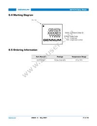 GS1574-CTE3 Datasheet Page 17