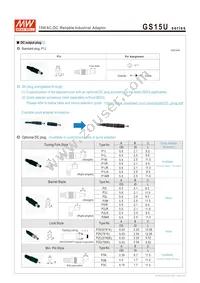 GS15U-8P1J Datasheet Page 4