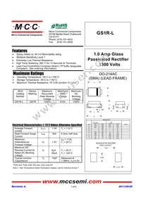 GS1R-LTP Datasheet Cover