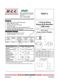 GS2Y-LTP Datasheet Cover